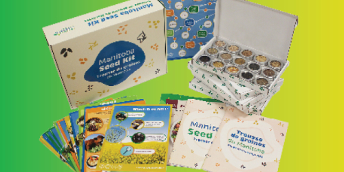 Manitoba Seed Kit on green and yellow gradient background